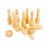 Bigjigs Bowling-Set aus Holz, 12-teilig.