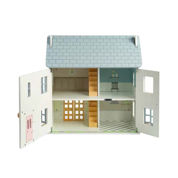 Bigjigs hölzernes Sommerhaus-Puppenhaus