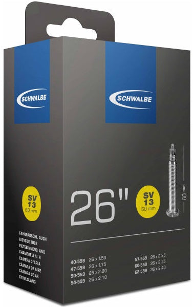 Schwalbe notranja cev SV13 26 palcev 40 62-559 SV 60 mm Dolgo dolgo