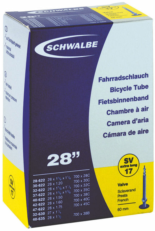 Schwalbe Wewnętrzna rurka 27 28 x 1,10 1,75 (28 47-609 635) FV 60 mm