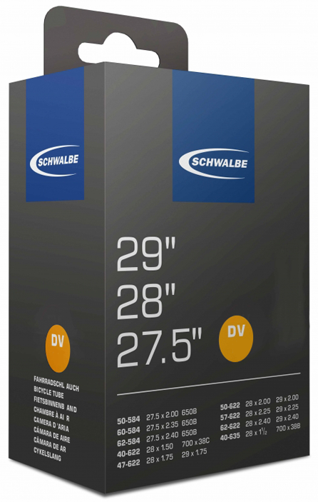 Schwalbe Vnitřní trubice DV19 27 28 29 palců 40 62-622 DV 40 mm