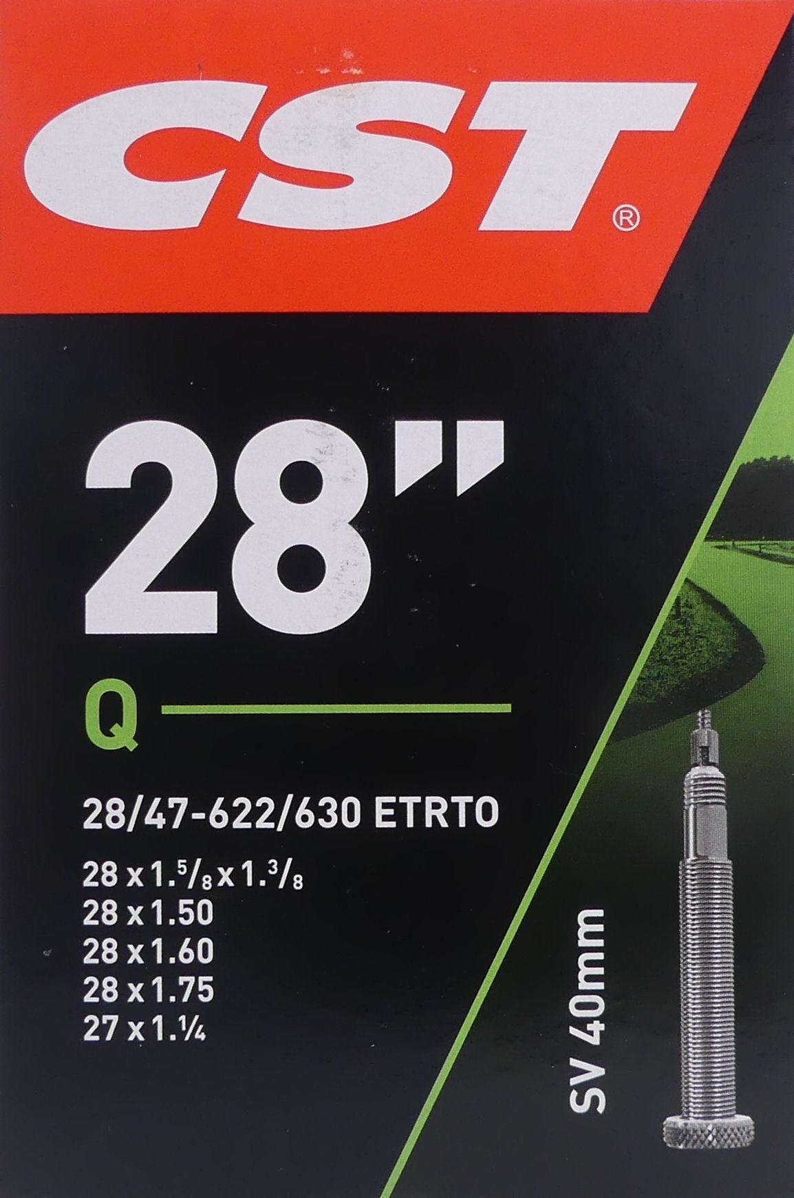 CST VNITŘNÍ TUBE 28X1 5 8X1 3 8 ETRO 28 47-622-630, Valiel Presta French 40mm