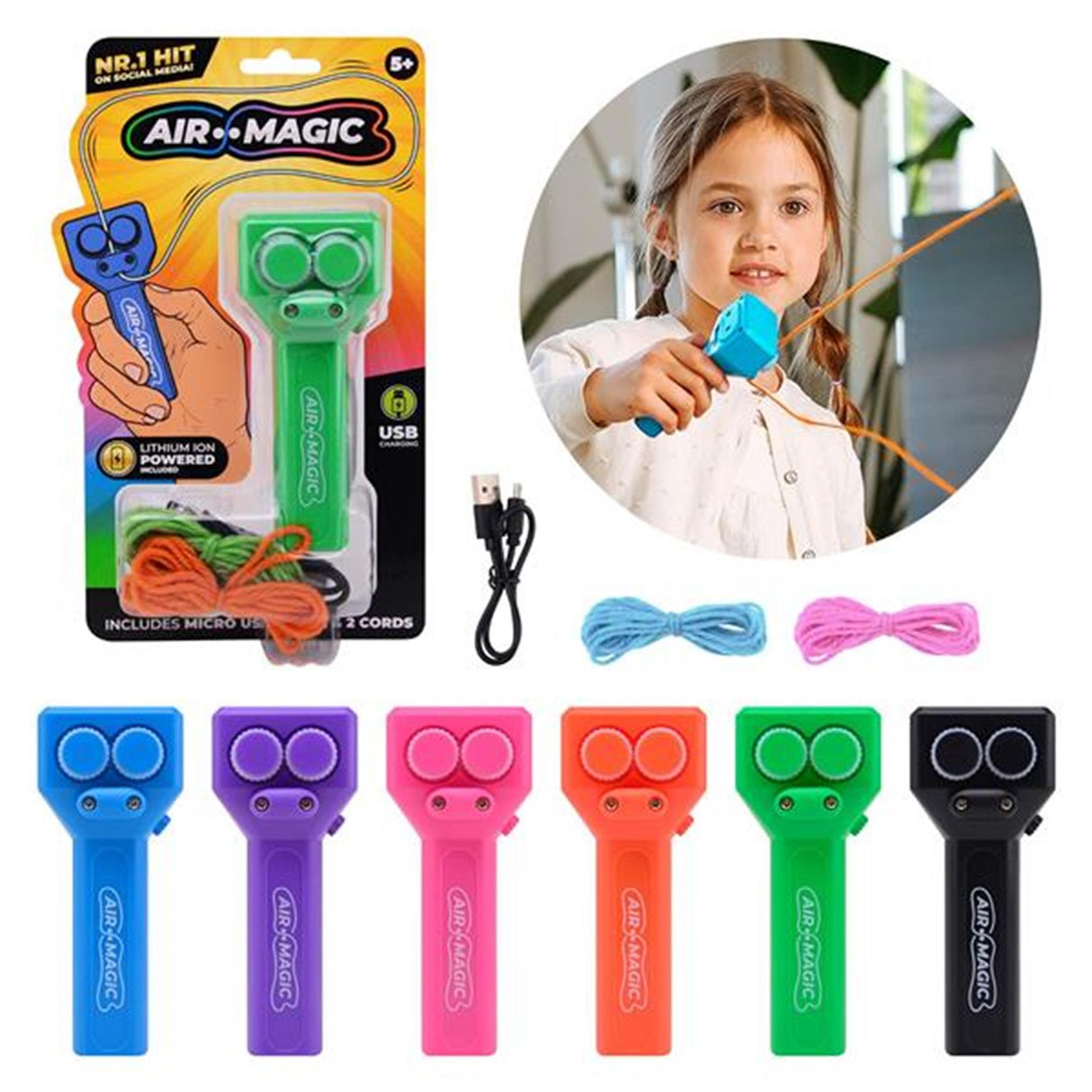 Johntoy Air Magic Rope-Spiel