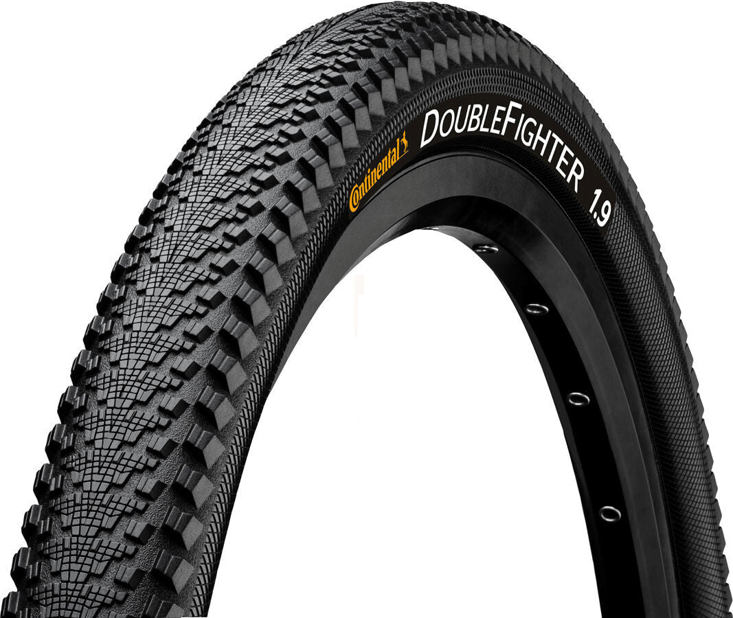 Continental Tire Doublefighter III 26 x 1,90 50-559 Schwarz mit Reflexion