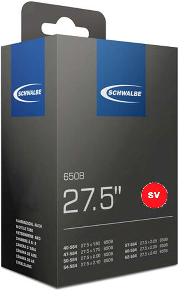 Schwalbe bannenzegen Tube sv2a extra Liicht 27,5 40 62-55-554 40mm Valiel