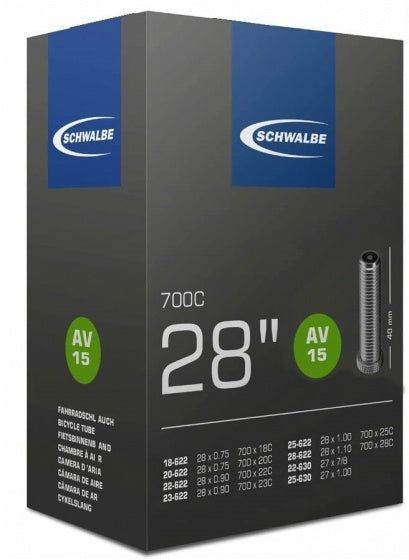 Schwalbe bannenzegen Tube Av15 28 Sman 68-622 22 25-630