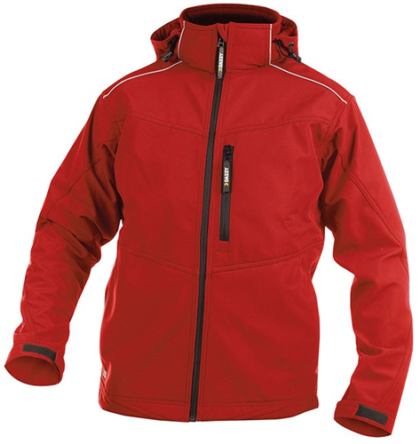 Dassy Softshell Tavira Polyester rot XL