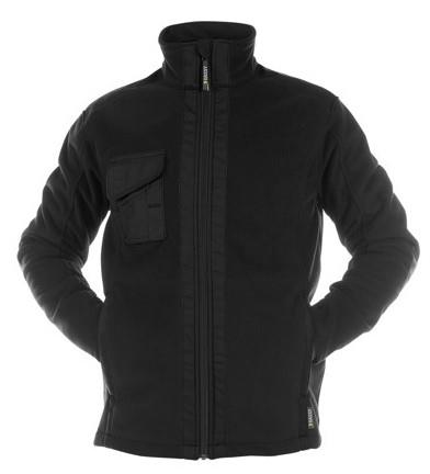 Dassy Fleecejacke Croft schwarz XL