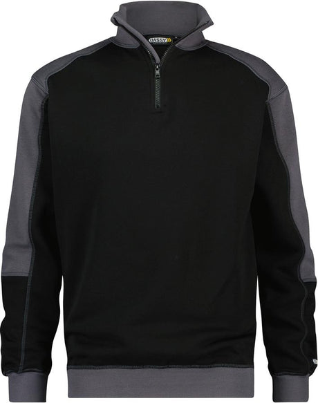 Dassy Pullover Basiel schwarz grau l