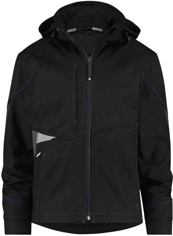 Dassy Gravity Softshell schwarz grau Größe XXL