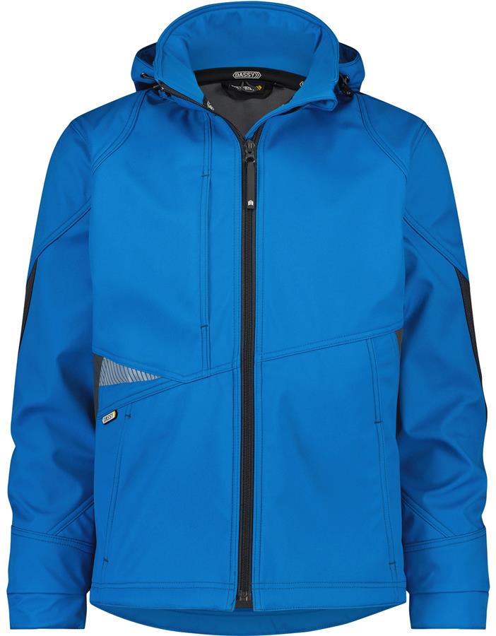 Dassy Gravity Softshell Azurblau Grau Größe S