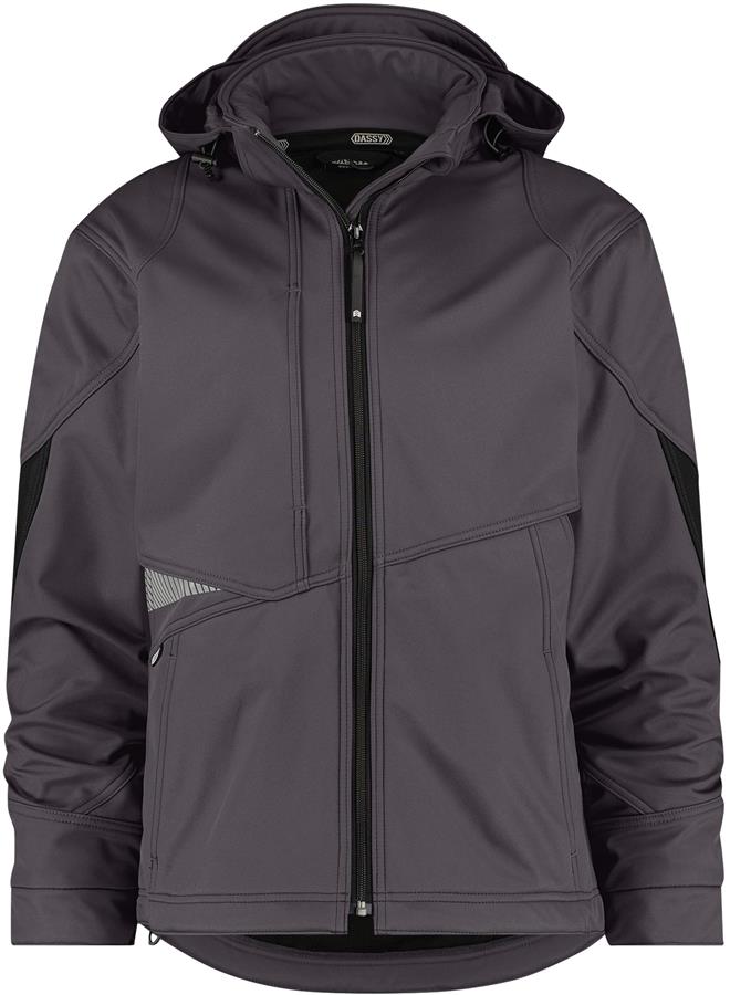 Dassy Gravity Softshell grau schwarz Größe S