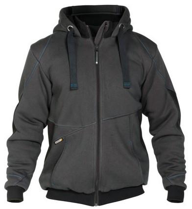 Dassy Sweatshirtjacke Pulse Anthrazit Schwarz M