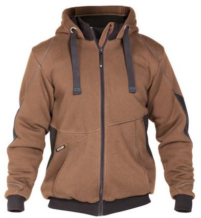 Dassy Sweatshirtjacke Pulsbraun Anthrazit l