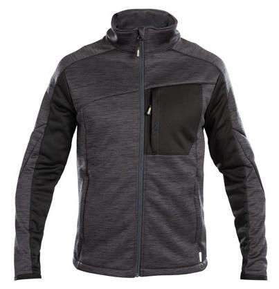 Dassy Midlayer-Cardigan konvex grau schwarz m