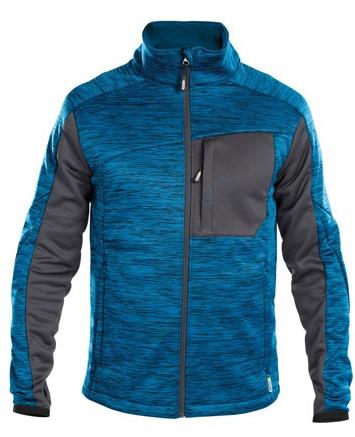 Dassy Midlayer-Cardigan konvex azurblau anthrazit m