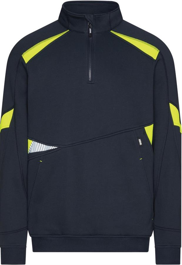 Dassy Pullover Aratu nachtblau fluoreszierend gelb 4xl