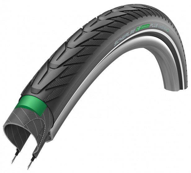 Schwalbe Tire Schwalbe plus Greenguard 27,5 x 2,00 50-584 mm černá s odrazem