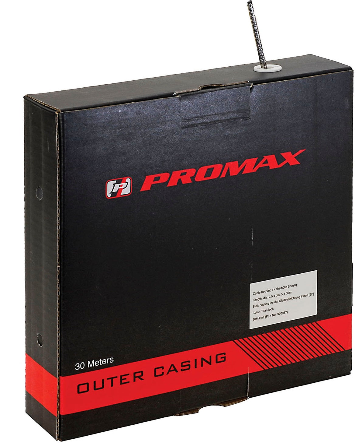 Cavo esterno Promax per freno nero 5 mm 30 metri