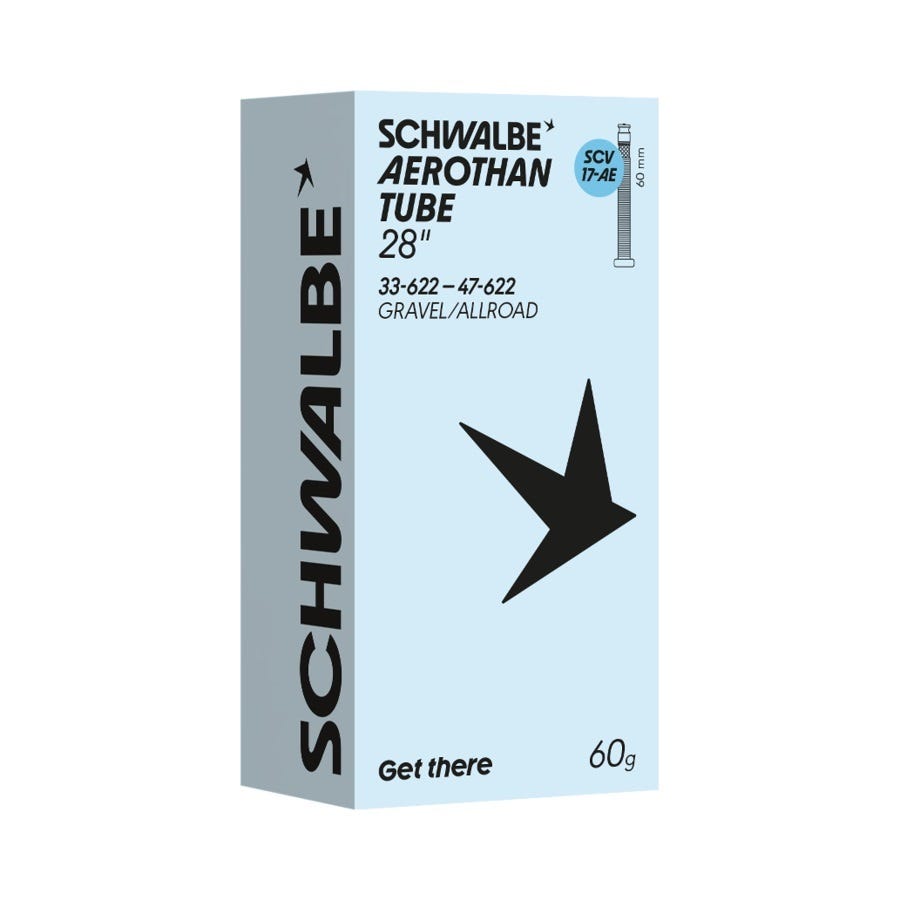 Schwalbe binnenband aerothan scv17-ae 28 33 47-622 60mm
