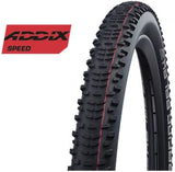 Zložljivi pas Schwalbe Racing Ralph Super Ground 27,5 x 2,25 57-584 mm - črna