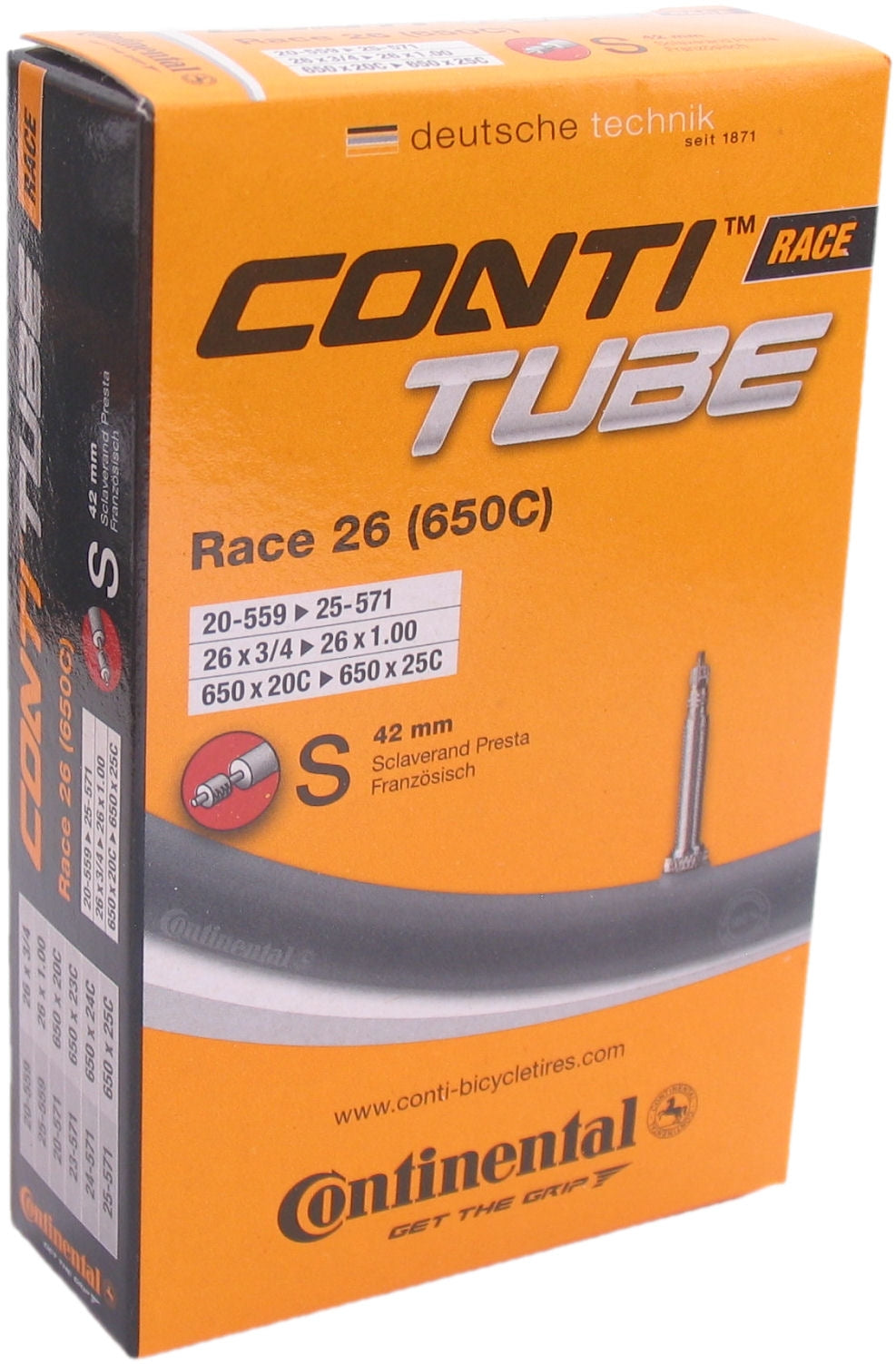 Continental Inner Tube FV SV 26 Rennen 20 25-559 571