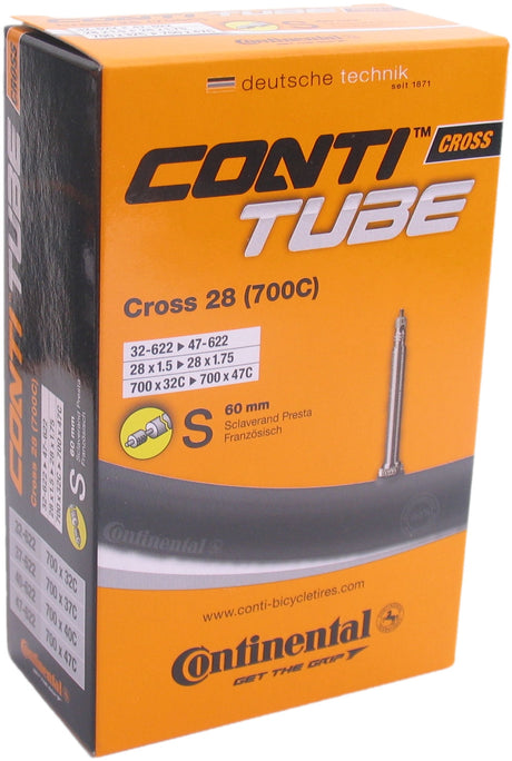 Continental inner tube cross 28 32 47-622 FV SV 60mm