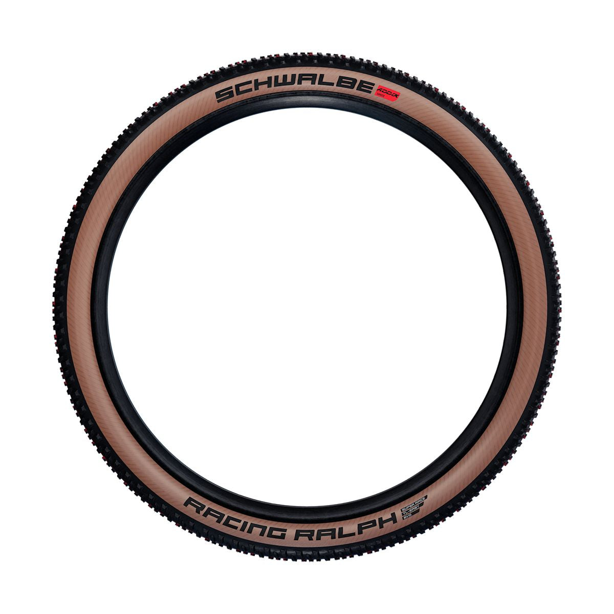 Sammenleggbar band Schwalbe Racing Ralph Super Race 29 x 2,35 60-622 mm - Transparent sidevegg