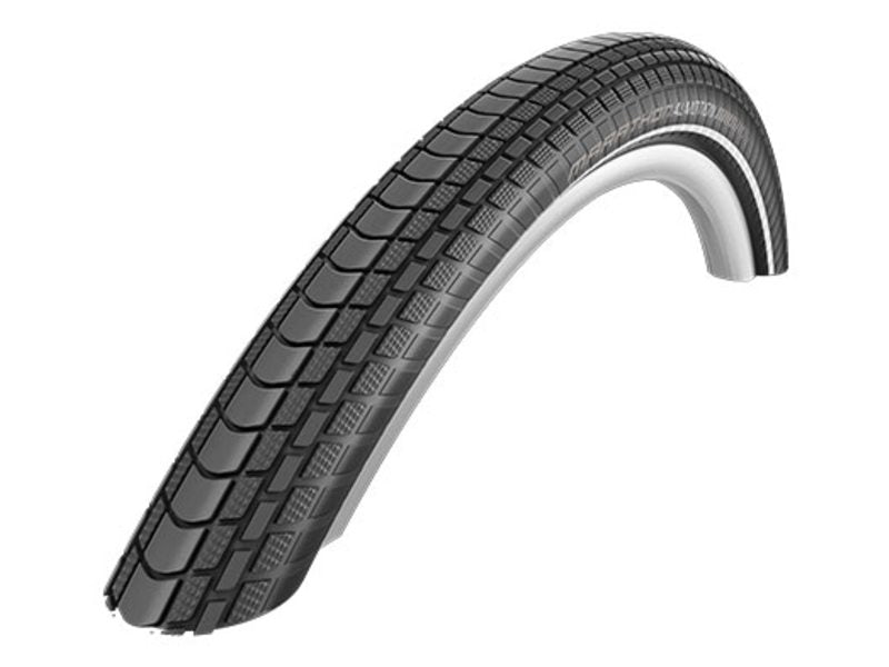 Składający pasmo Schwalbe Marathon Almotion V-Guard 28 x 2,15 55-622mm-czarny z odbiciem