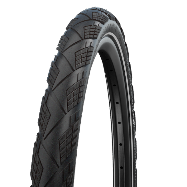 SCHWALBE PLIMING Band Marathon Efficiency Super Race V-Guard 27,5 x 2,15 55-584 noir avec réflexion