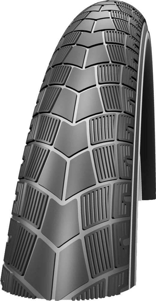 IMPAC Bigpac (af Schwalbe) Toulple (Anti-leak) sort med refleksion 28x2.0, ETRO 50-622