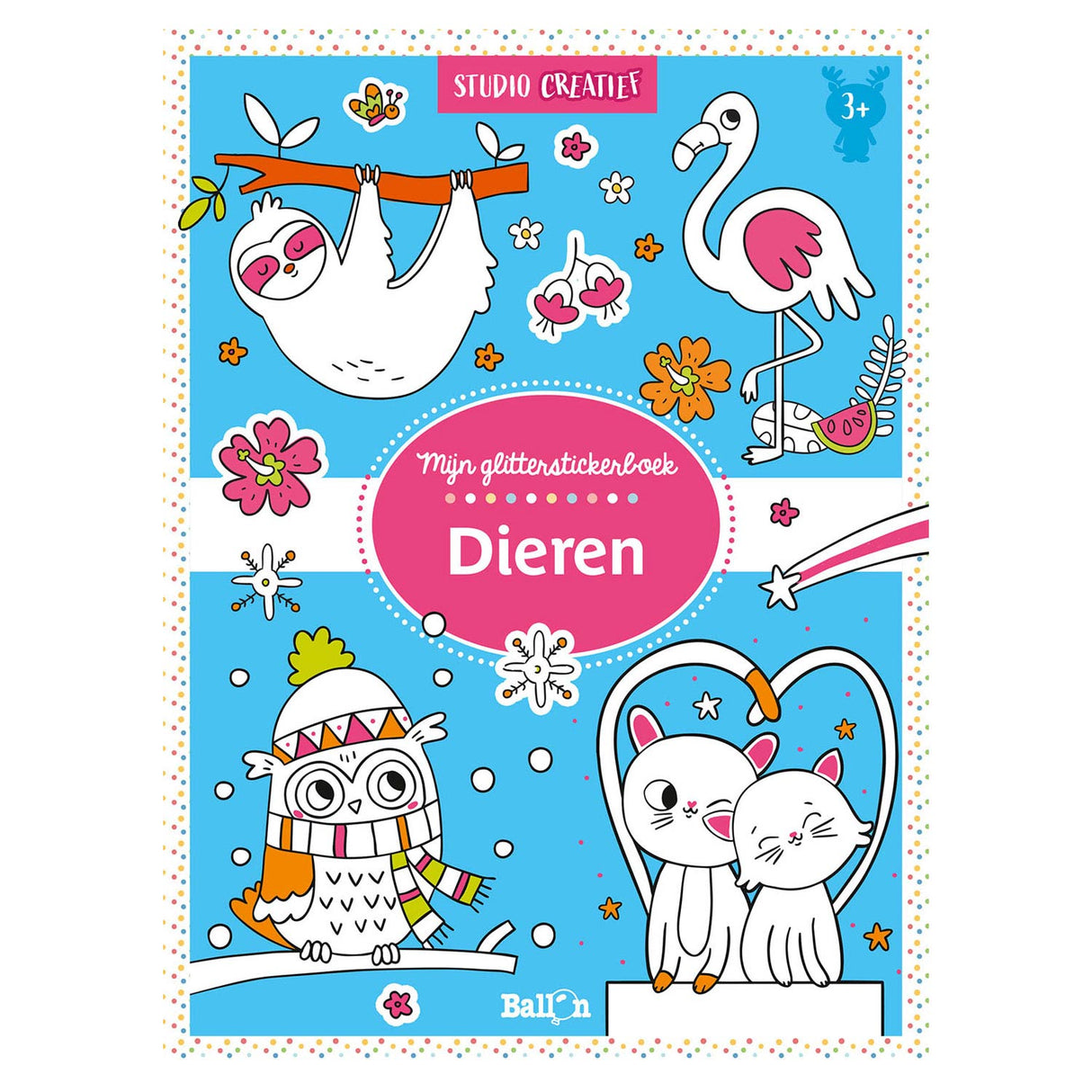 Standaard uitgeverij mijn glitterstickerboek dieren