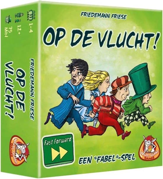 Van der Doelen: Weißes Koboldspiel auf der Flucht, ein Fabelspiel