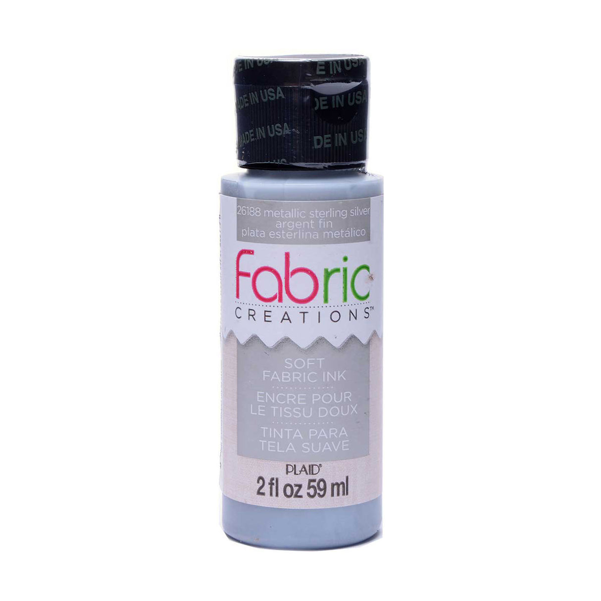 Stoffkreationen • Weiche Stofftinte 59 ml Metallic-Silber
