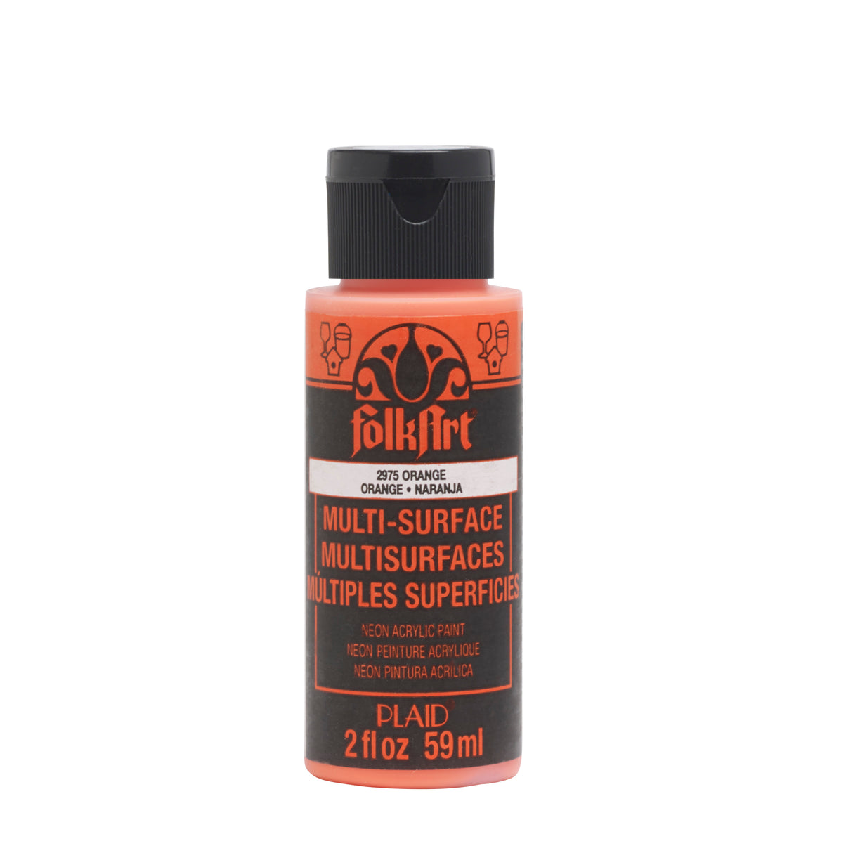 Folkart • Multi-Surface Neon Glow Orange 59 ml