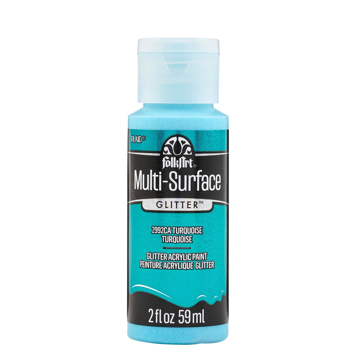 Folkart • Multi-Oberflächen-Glitzer Türkis 59 ml