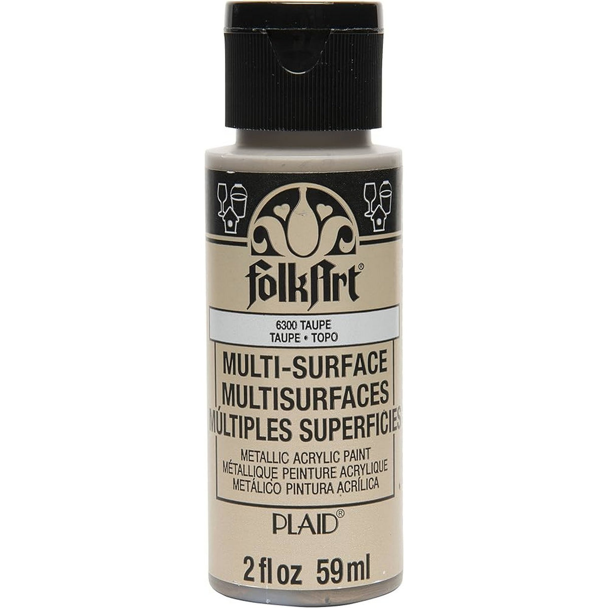 Folkart • Multi-Oberflächen-Metallic-Taupe 59 ml