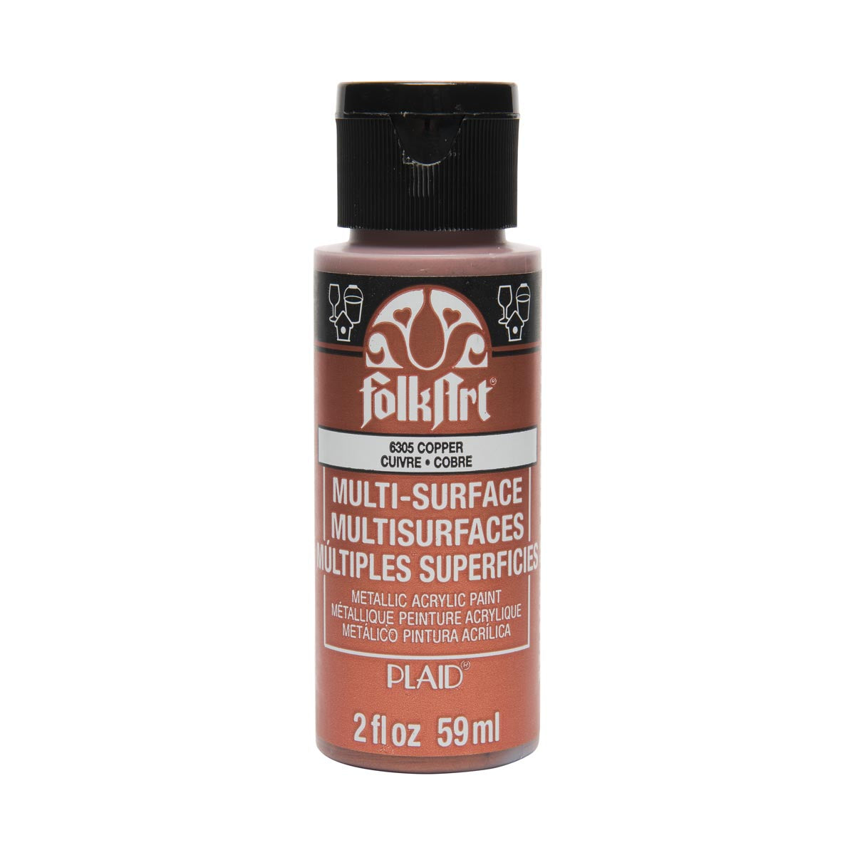 Folkart • Multi-Oberflächen-Metallic-Kupfer 59 ml