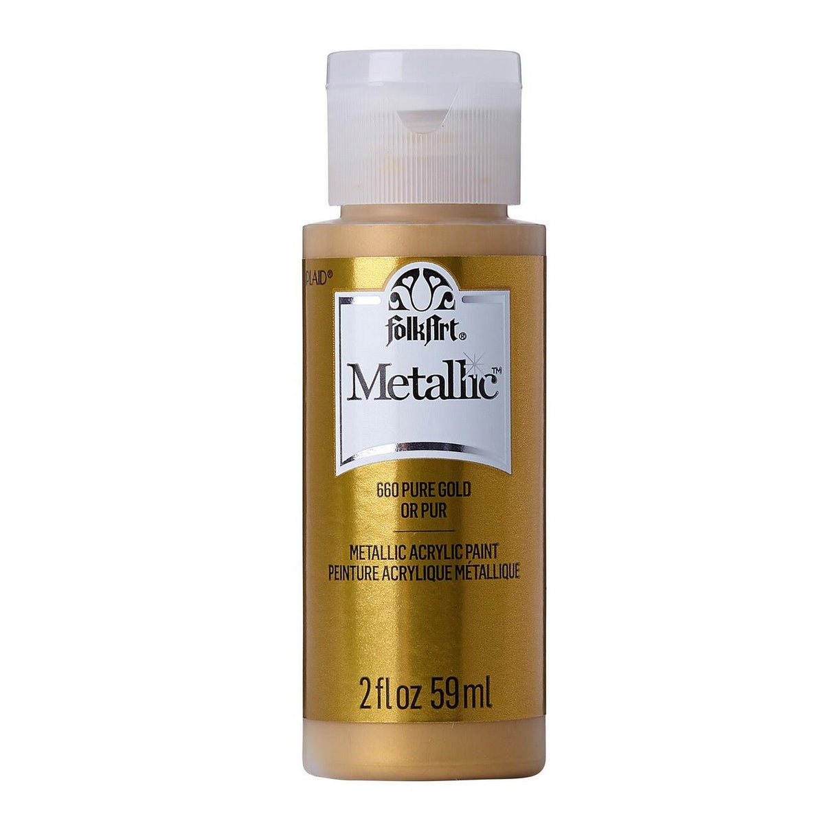 Folkart • Metallic-Acrylfarbe Pure Gold 59 ml