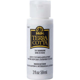 Folkart • terra cotta textured acrylic paint 59ml snowbank
