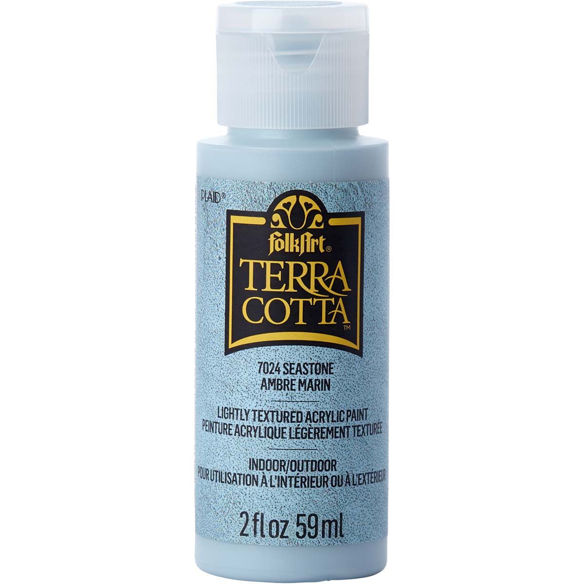 Folkart • Terrakotta-strukturierte Acrylfarbe, 59 ml, Meeresstein