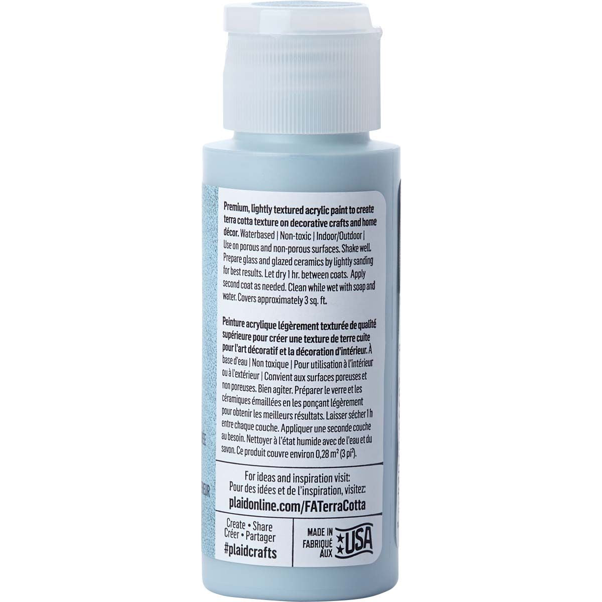 Folkart • Terrakotta-strukturierte Acrylfarbe, 59 ml, Meeresstein