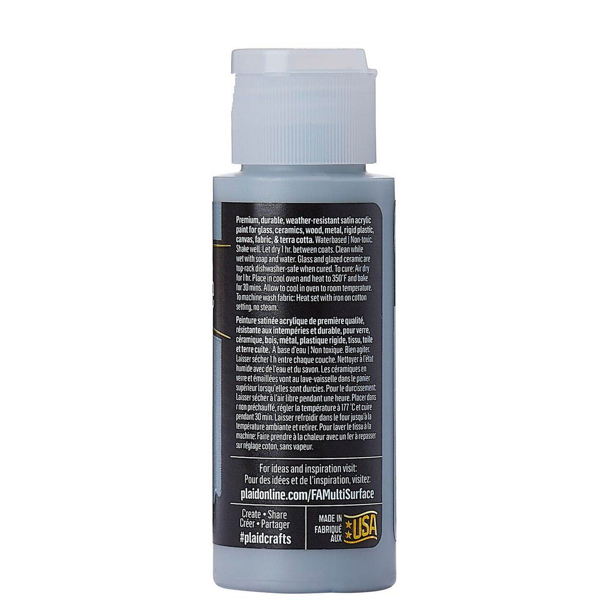 Folkart • Multi-Oberflächen-Satin, klassisches französisches Grau, 59 ml
