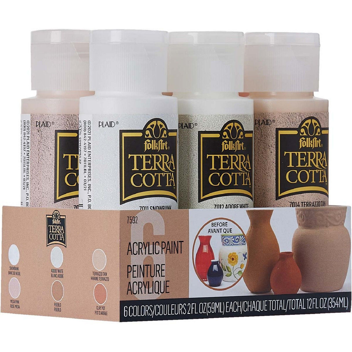 Folkart • Farbsets Terrakotta Toskana 6x