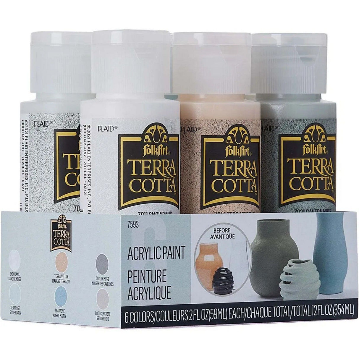 Folkart • Farbsets Terrakotta Desert Chic 6x