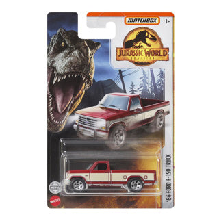Mattel Jurassic World Matchbox Diecast Collection (Legacy Movie), sortiert