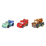 Mattel Cars Disney Mini Racer, 3er-Pack, sortiert