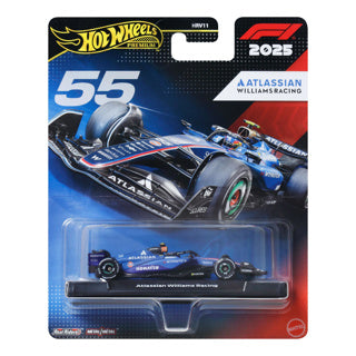 Hotwheels Premium-F1-Rennwagen Williams Carlos Sainz | 4 Stück