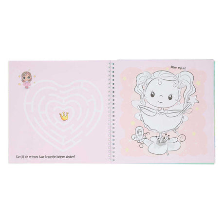 Mondikaart Aufkleber- und Vorlagenbuch „Ich liebe Prinzessinnen“.