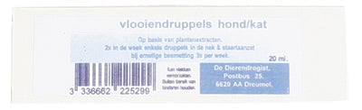 Animaldrogist Flohtropfen der natürlichen Ölbasis